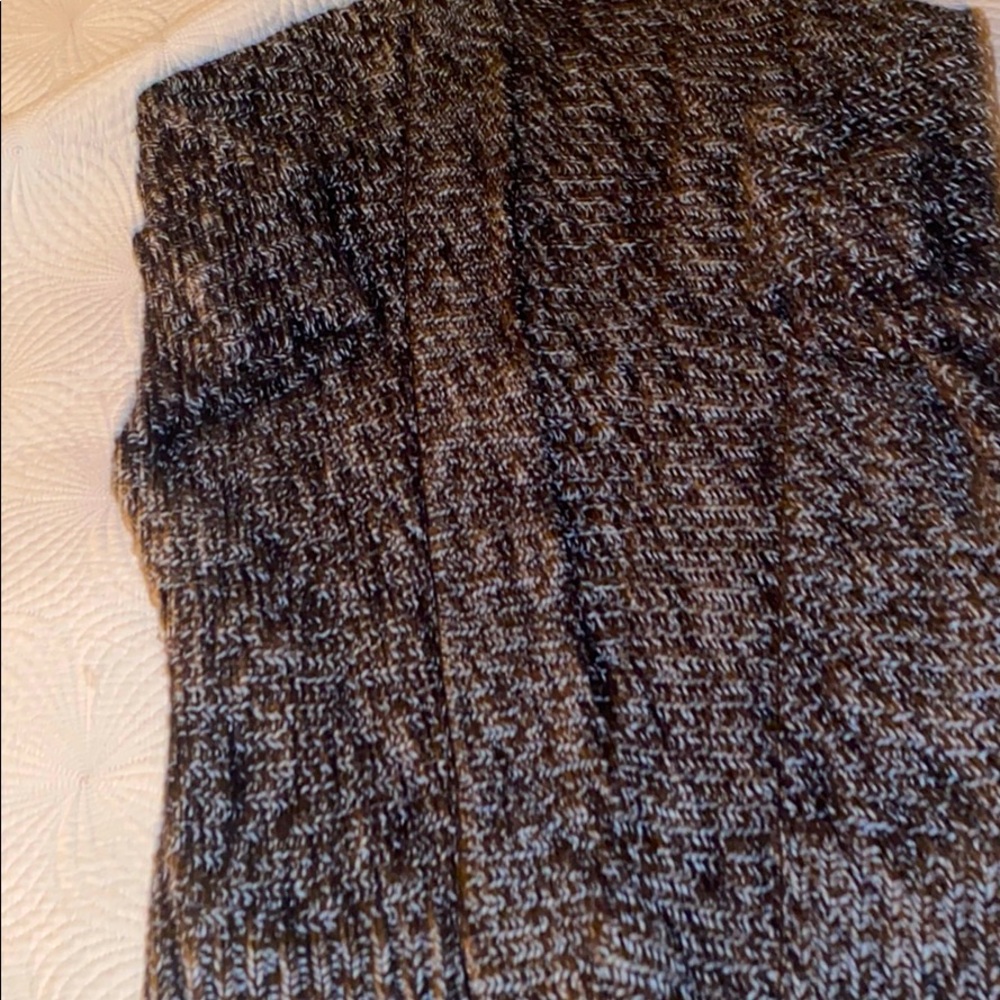 Black & White wool cardigan sweater